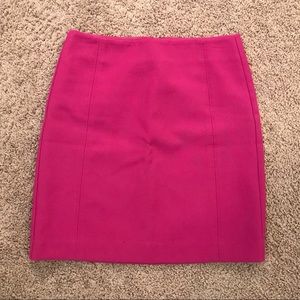 Loft hot pink pencil skirt